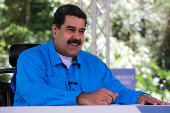El presidente de Venezuela, Nicolas Maduro, en una intervención en la televisión del país