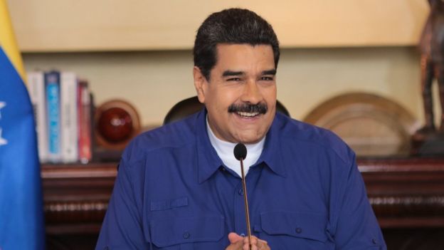 Nicolás Maduro en conferencia de prensa