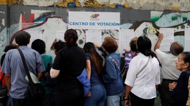 Votación en Venezuela.