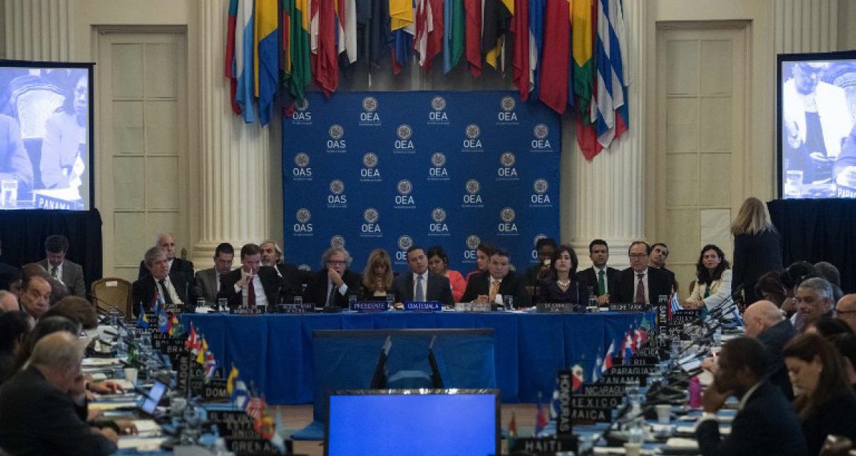 OEA convoca a reunión extraordinaria y aumenta la presión al gobierno venezolano