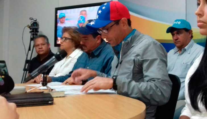 OPOSICIÓN EN VENEZUELA RECHAZA ACUDIR A LA REUNIÓN CON EL GOBIERNO PARA LA CONSTITUYENTE