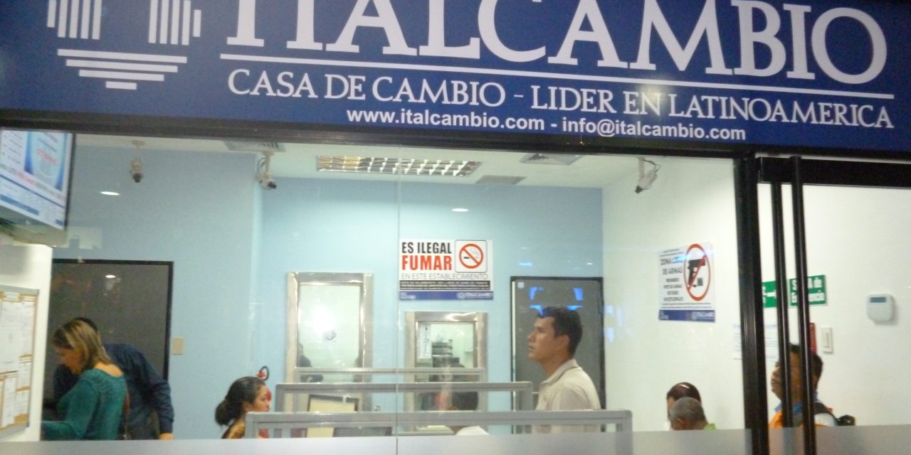 EN ITALCAMBIO COBRAN 4 COMISIONES POR EL CAMBIO A PESOS COLOMBIANOS QUE SUMAN HASTA 100.000Bs