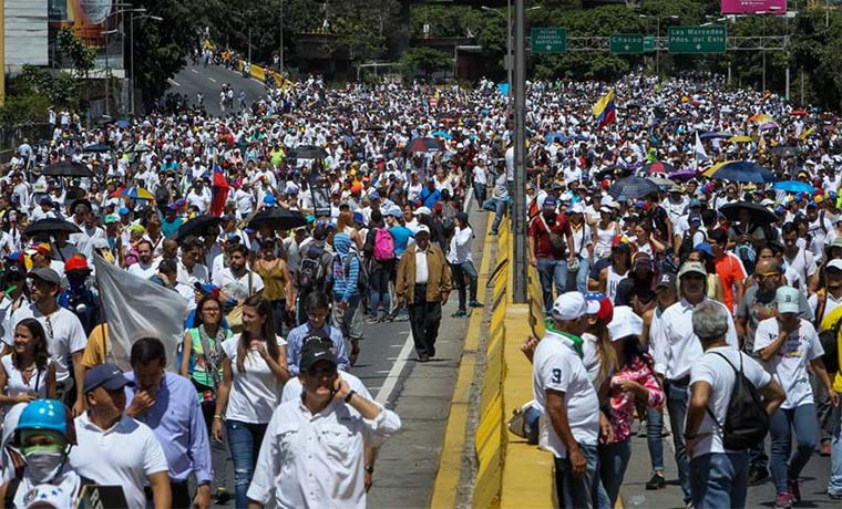 VENEZUELA CUMPLE 60 DÍAS EN PROTESTA CONTRA EL RÉGIMEN DE NICOLÁS MADURO